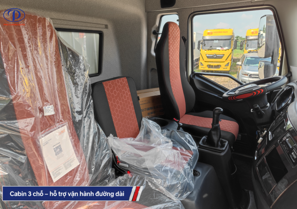 nội thất cabin xe tải FAW J6L 3 chỗ