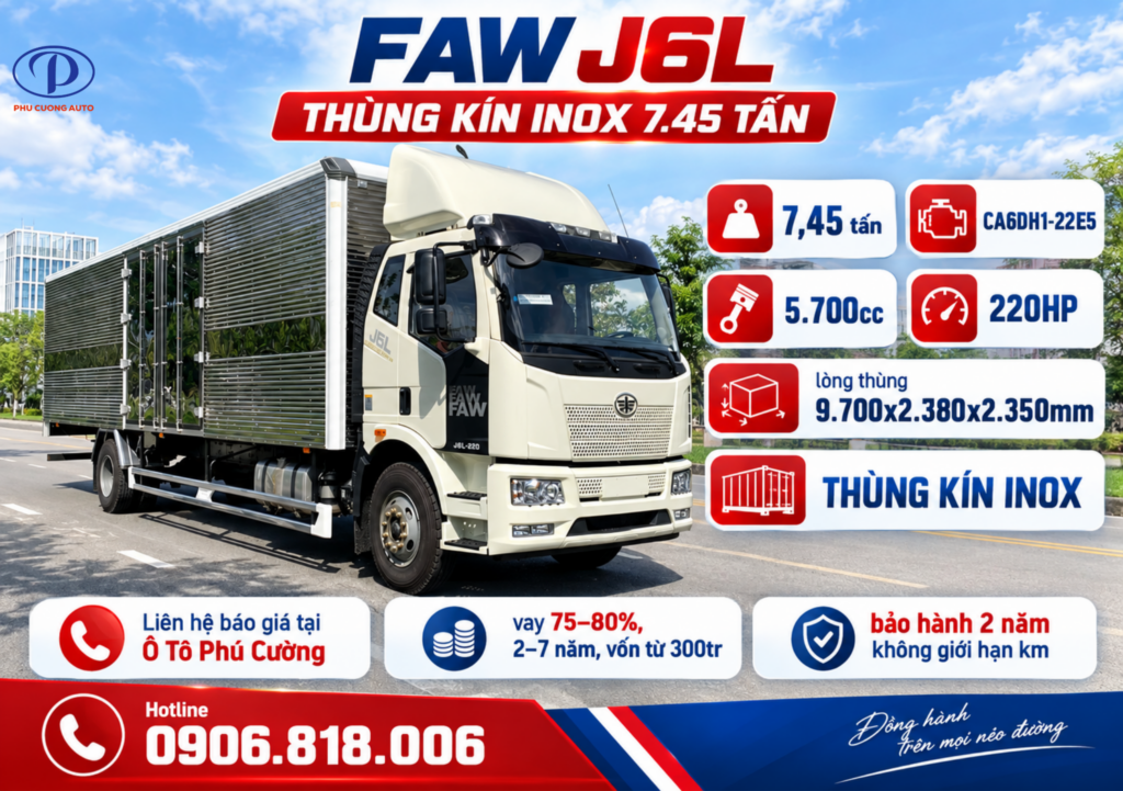 mua FAW J6L tại Ô Tô Phú Cường
