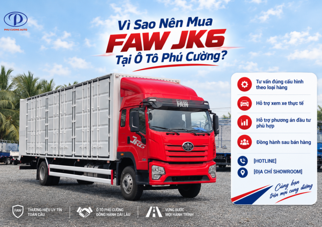 mua FAW JK6 tại Ô Tô Phú Cường Bình Chánh